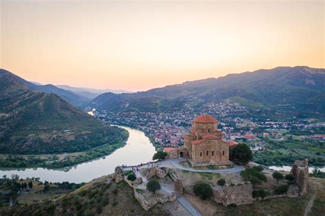 Vue sur Mtskheta, ancienne capitale de la Géorgie
